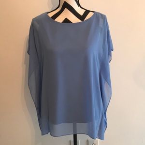 Willowy Pale Blue Blouse